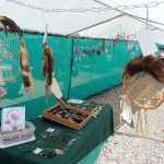 My booth at the gem and mineral show