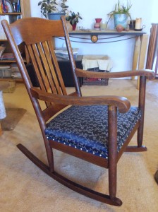 Re-uholstered Rocking Chair