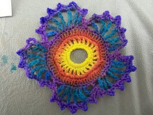 Painting Irish Crochet