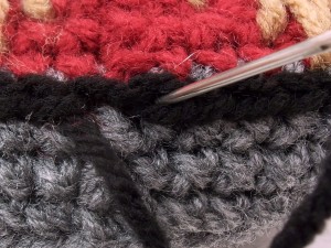 Finishing surface crochet