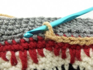 Adding next surface crochet