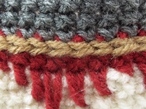 Second surface crochet