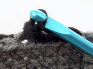 Surface crochet along edge