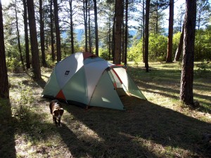 Camp near the Piedra River