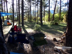 Camp near the Piedra River