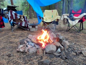 Camp near the Piedra River